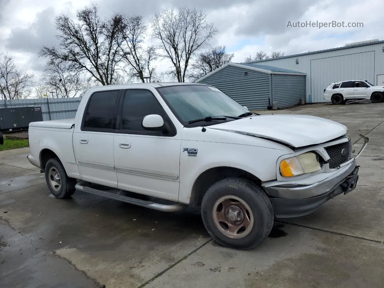 2003 Ford F150 Supercrew White vin: 1FTRW07693KC37417