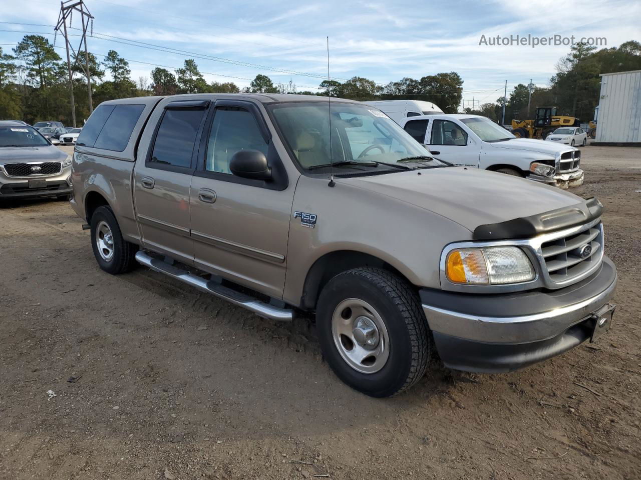 2003 Ford F150 Supercrew Tan vin: 1FTRW07693KC51091