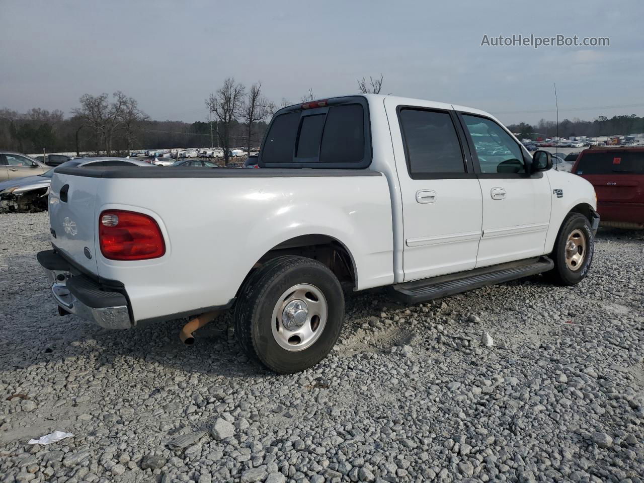 2003 Ford F150 Supercrew White vin: 1FTRW076X3KA66130