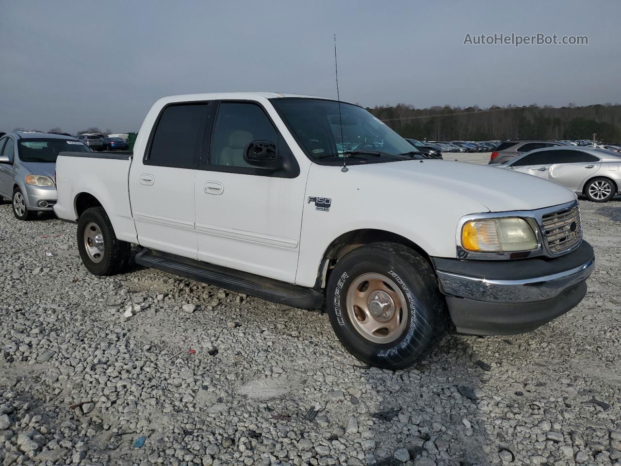 2003 Ford F150 Supercrew White vin: 1FTRW076X3KA66130