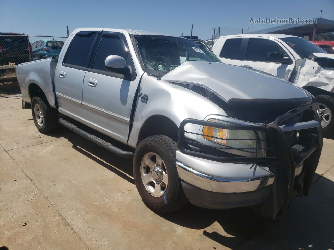 2003 Ford F150 Supercrew Silver vin: 1FTRW076X3KD68971