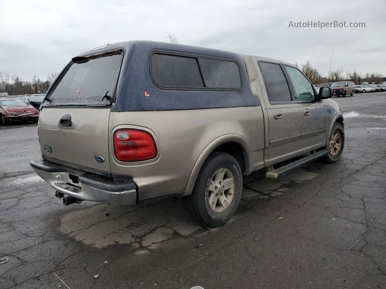 2003 Ford F150 Supercrew Tan vin: 1FTRW07L03KD16223