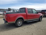 2001 Ford F150 Supercrew Красный vin: 1FTRW07L11KA77665