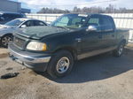 2001 Ford F150 Supercrew Green vin: 1FTRW07L11KB37573