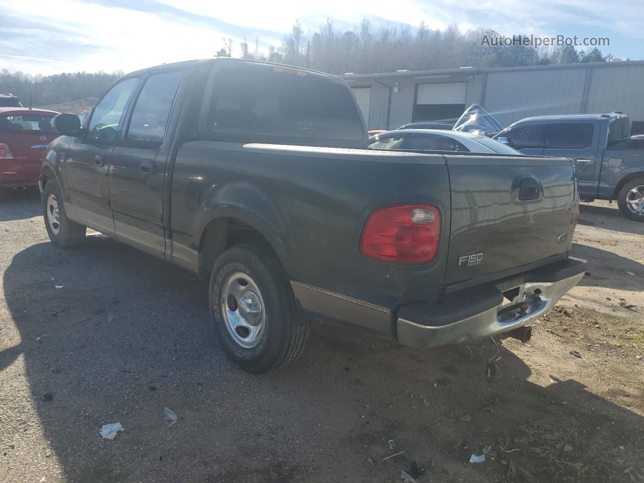 2001 Ford F150 Supercrew Green vin: 1FTRW07L11KB37573