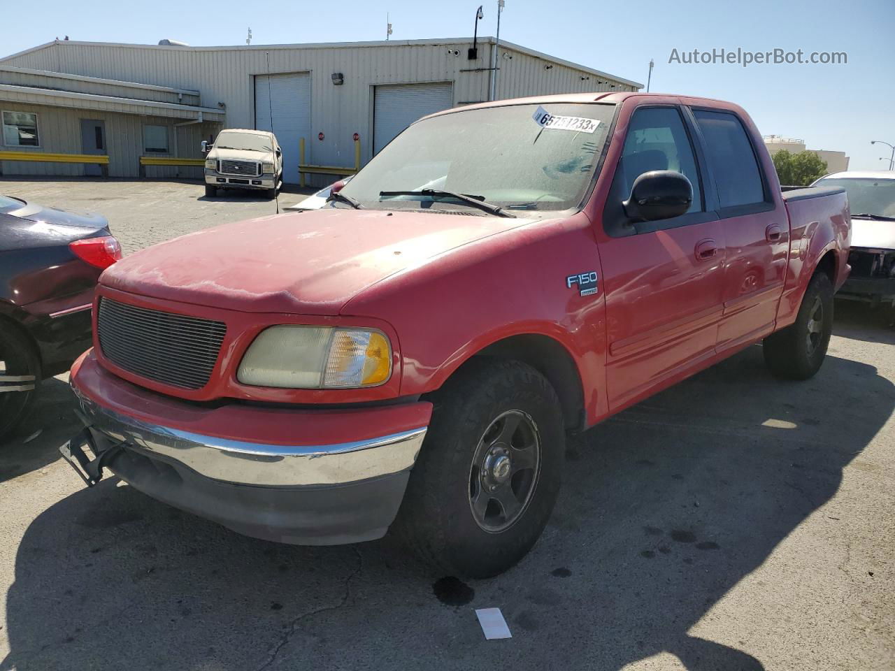 2003 Ford F150 Supercrew Red vin: 1FTRW07L13KA30414