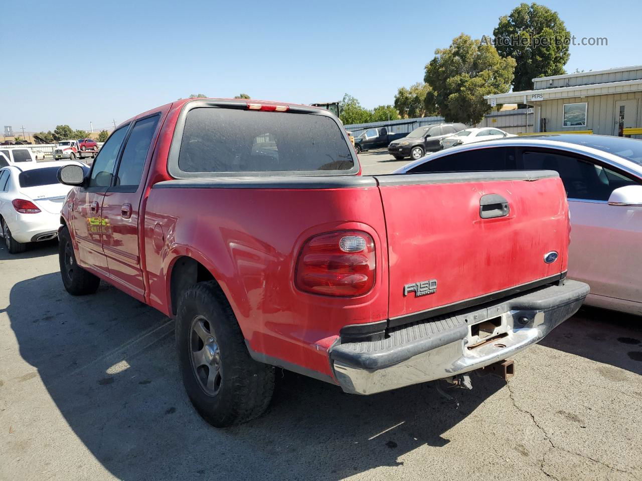 2003 Ford F150 Supercrew Red vin: 1FTRW07L13KA30414