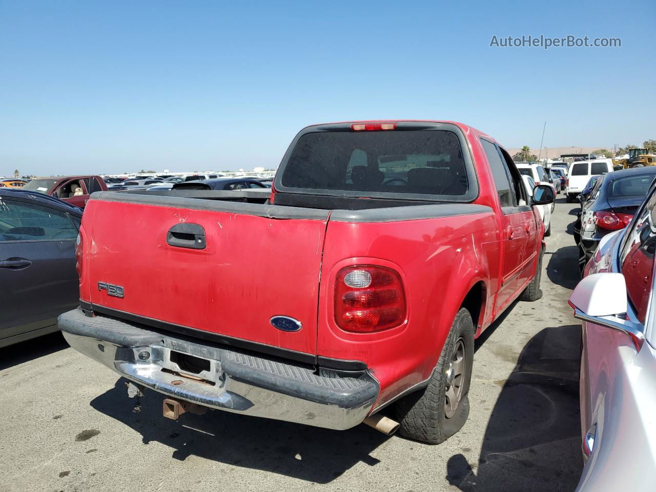 2003 Ford F150 Supercrew Red vin: 1FTRW07L13KA30414