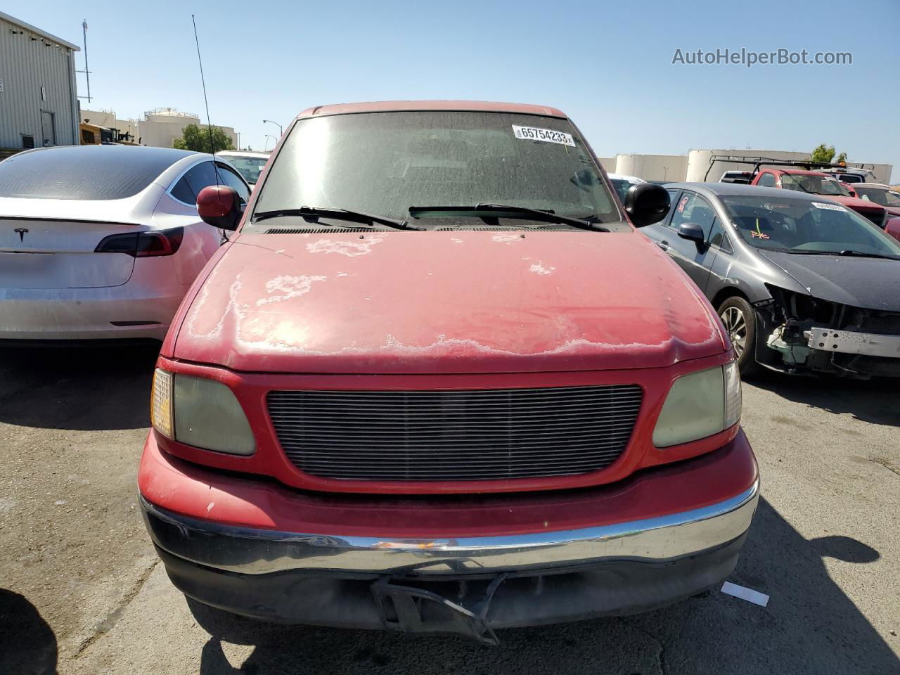 2003 Ford F150 Supercrew Red vin: 1FTRW07L13KA30414