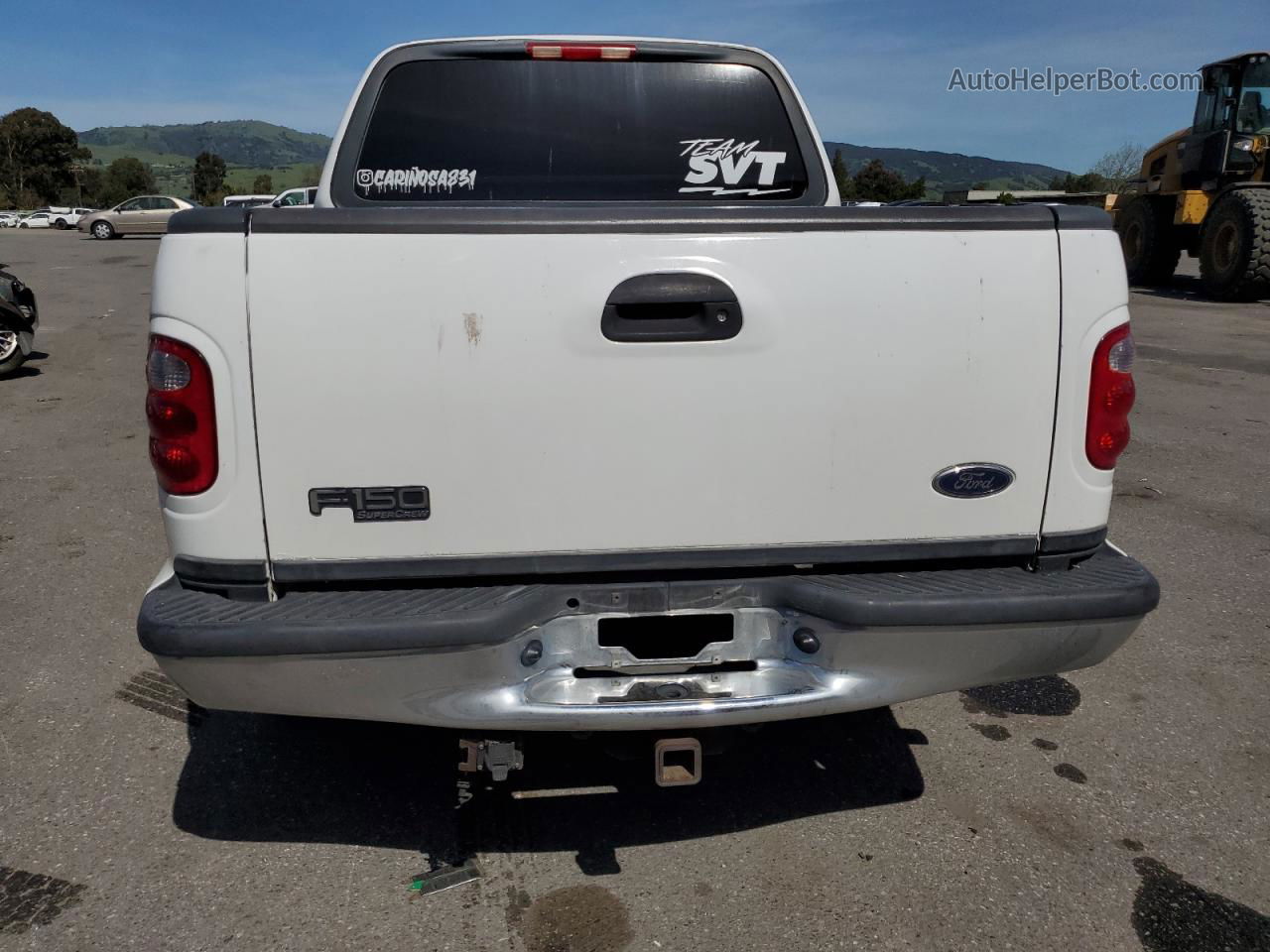 2003 Ford F150 Supercrew White vin: 1FTRW07L13KC01663