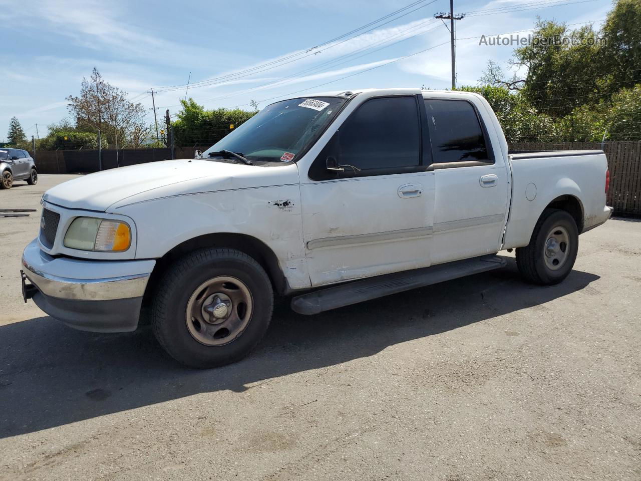 2003 Ford F150 Supercrew White vin: 1FTRW07L13KC01663