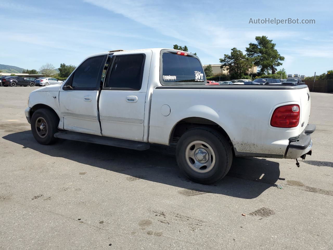 2003 Ford F150 Supercrew Белый vin: 1FTRW07L13KC01663