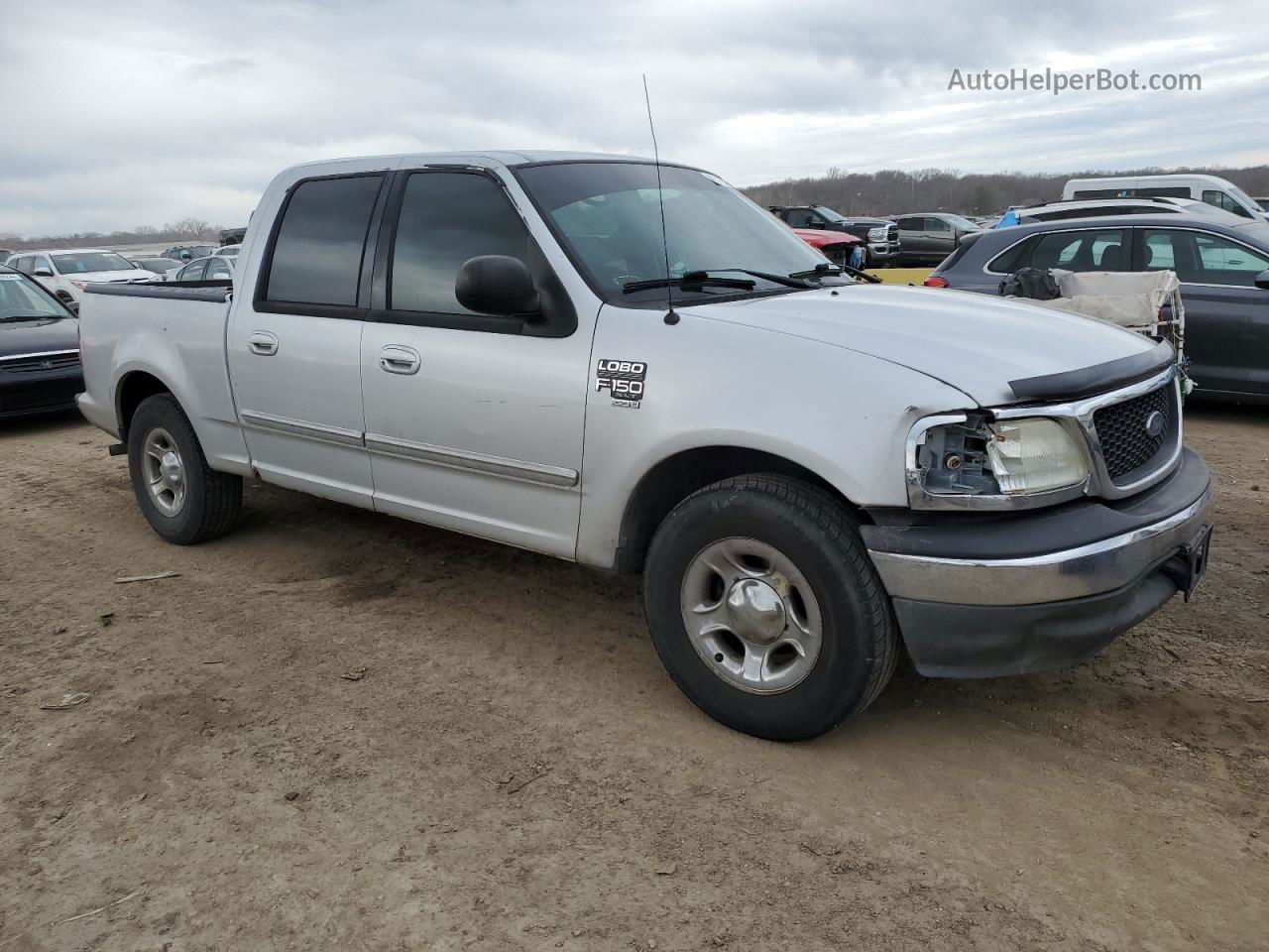 2003 Ford F150 Supercrew Silver vin: 1FTRW07L13KD35492