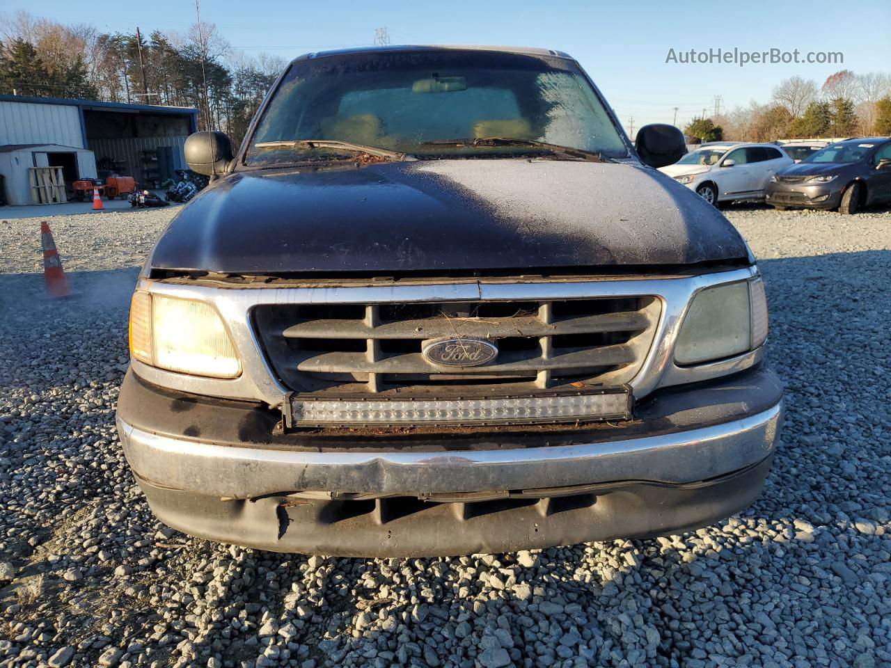 2003 Ford F150 Supercrew Blue vin: 1FTRW07L13KD43818