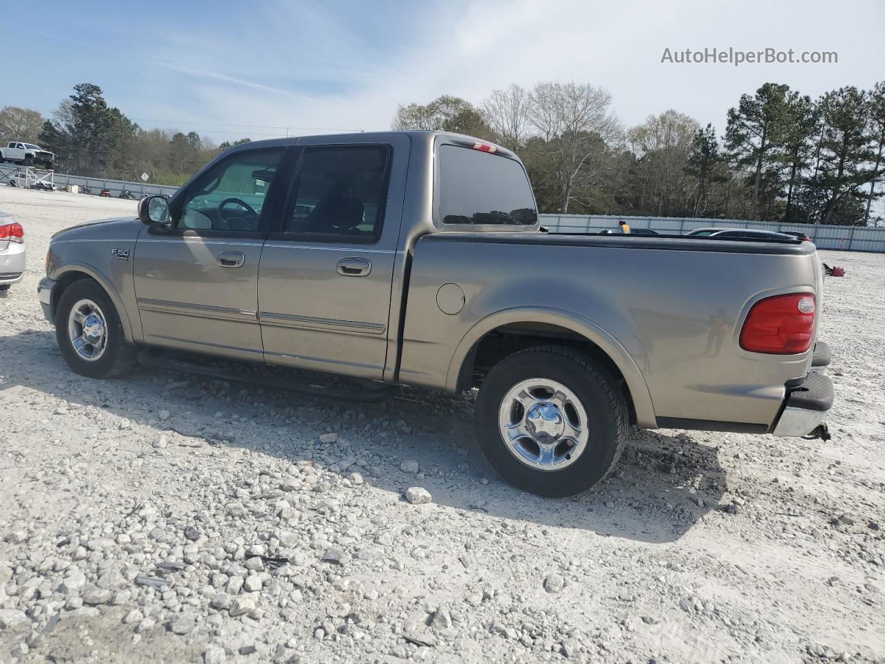 2001 Ford F150 Supercrew Tan vin: 1FTRW07L21KB78889