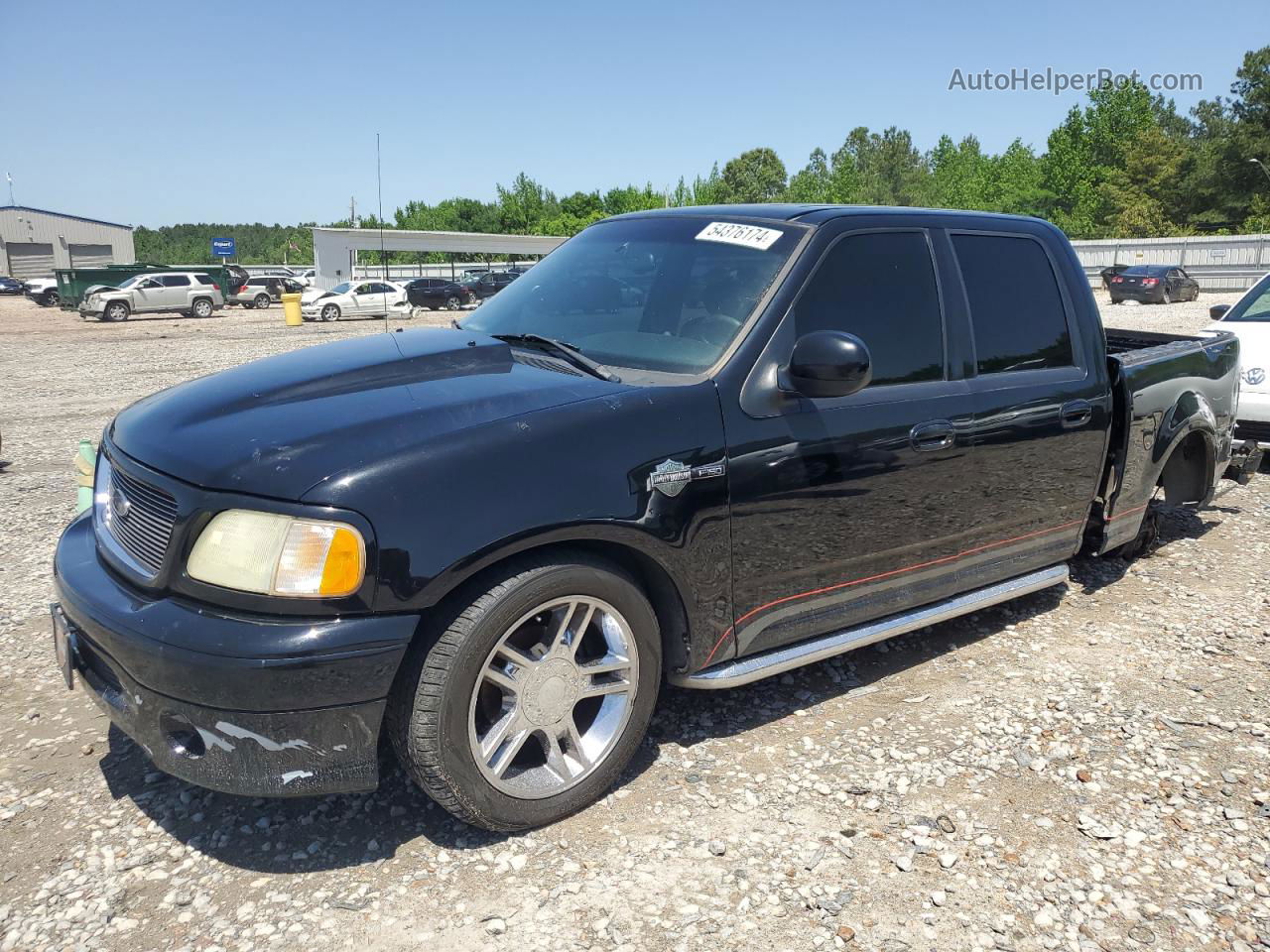 2001 Ford F150 Supercrew Black vin: 1FTRW07L21KB78939