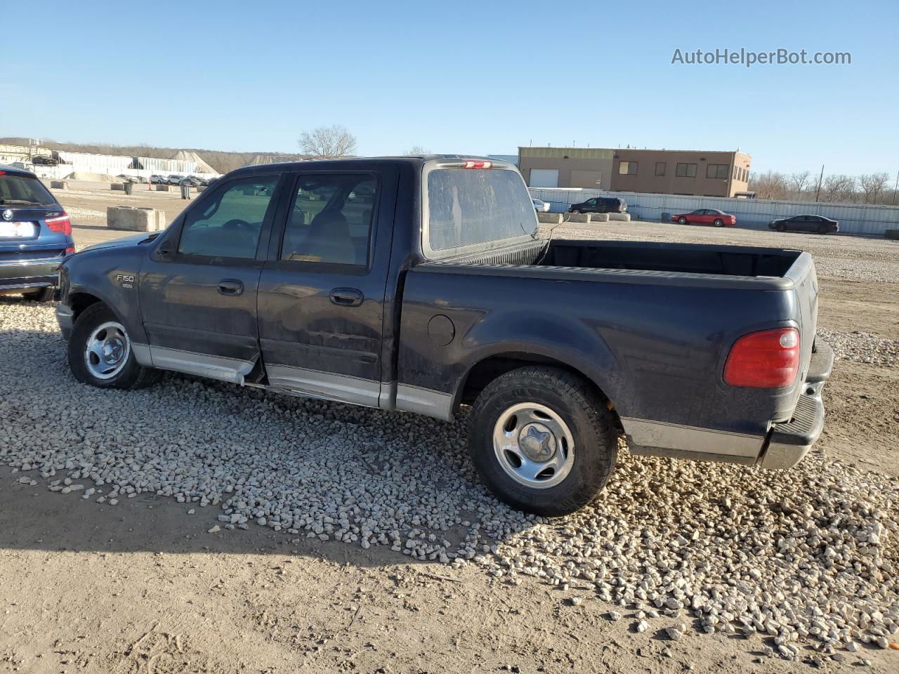 2001 Ford F150 Supercrew Синий vin: 1FTRW07L21KE20984