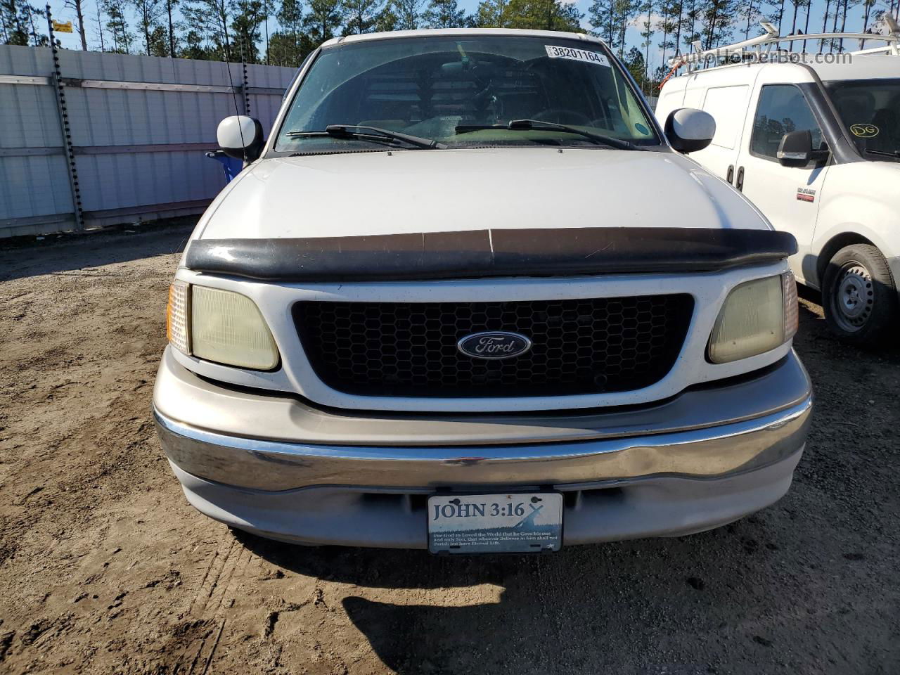 2003 Ford F150 Supercrew White vin: 1FTRW07L33KA45738