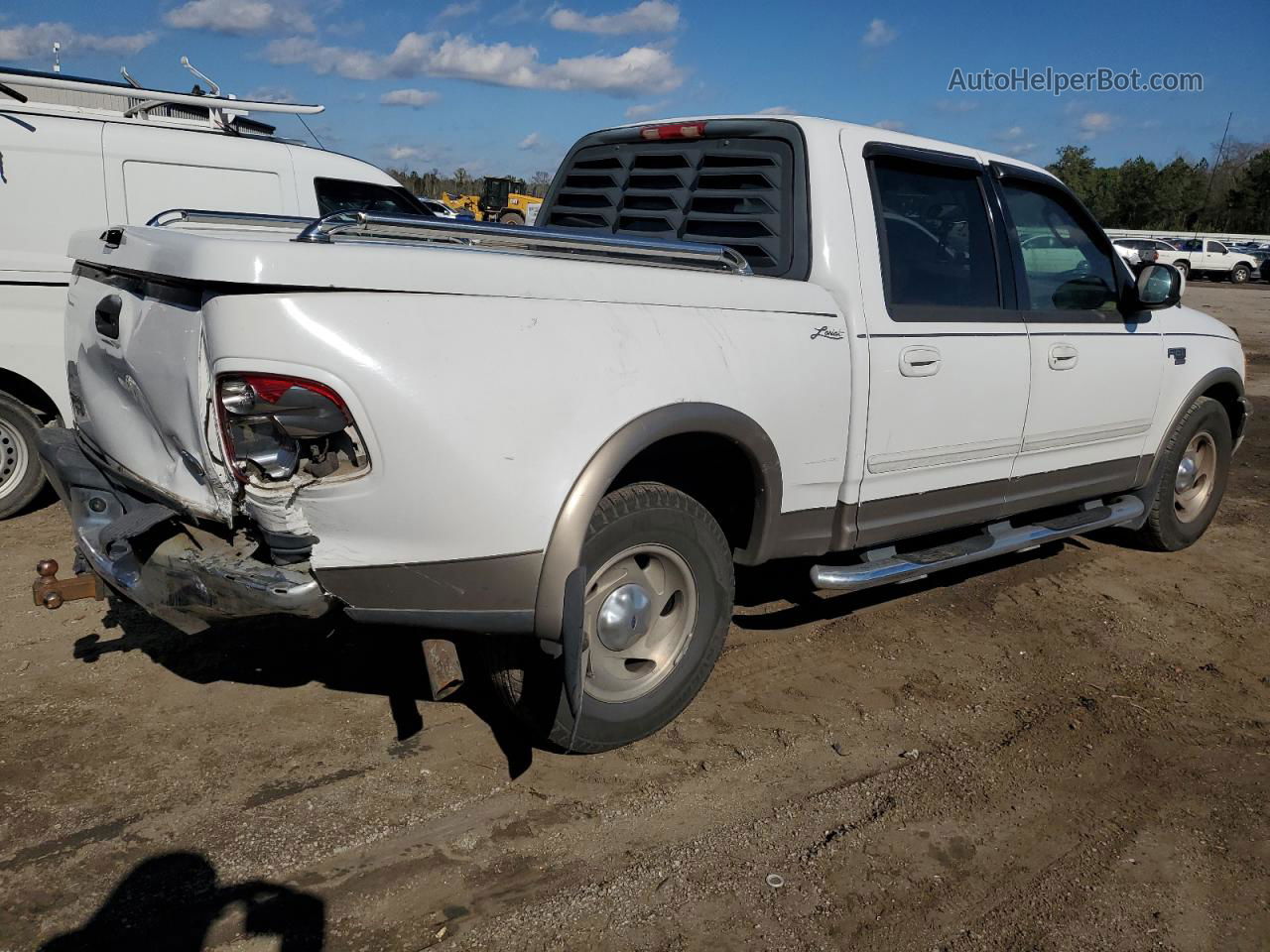 2003 Ford F150 Supercrew White vin: 1FTRW07L33KA45738