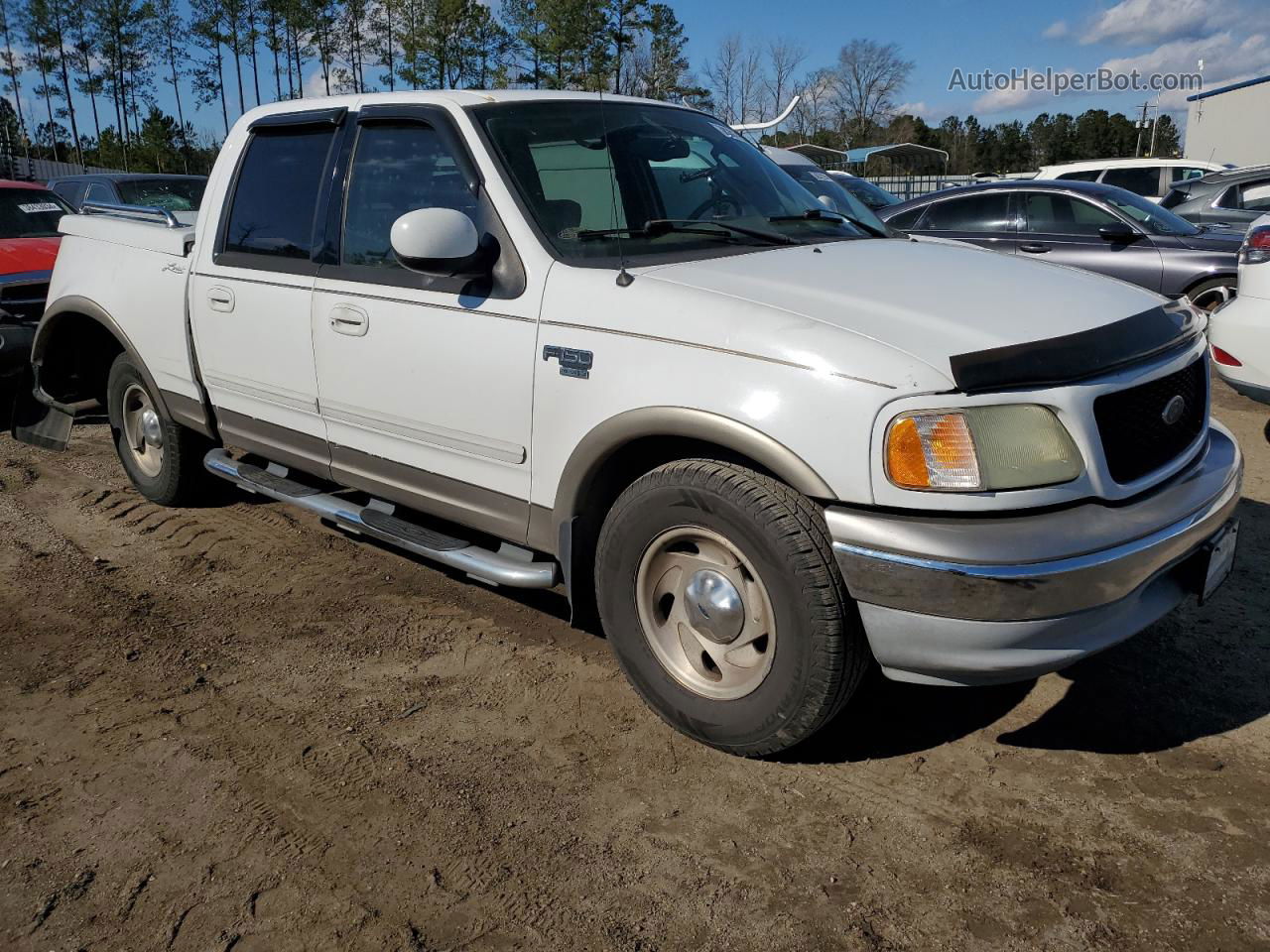 2003 Ford F150 Supercrew White vin: 1FTRW07L33KA45738