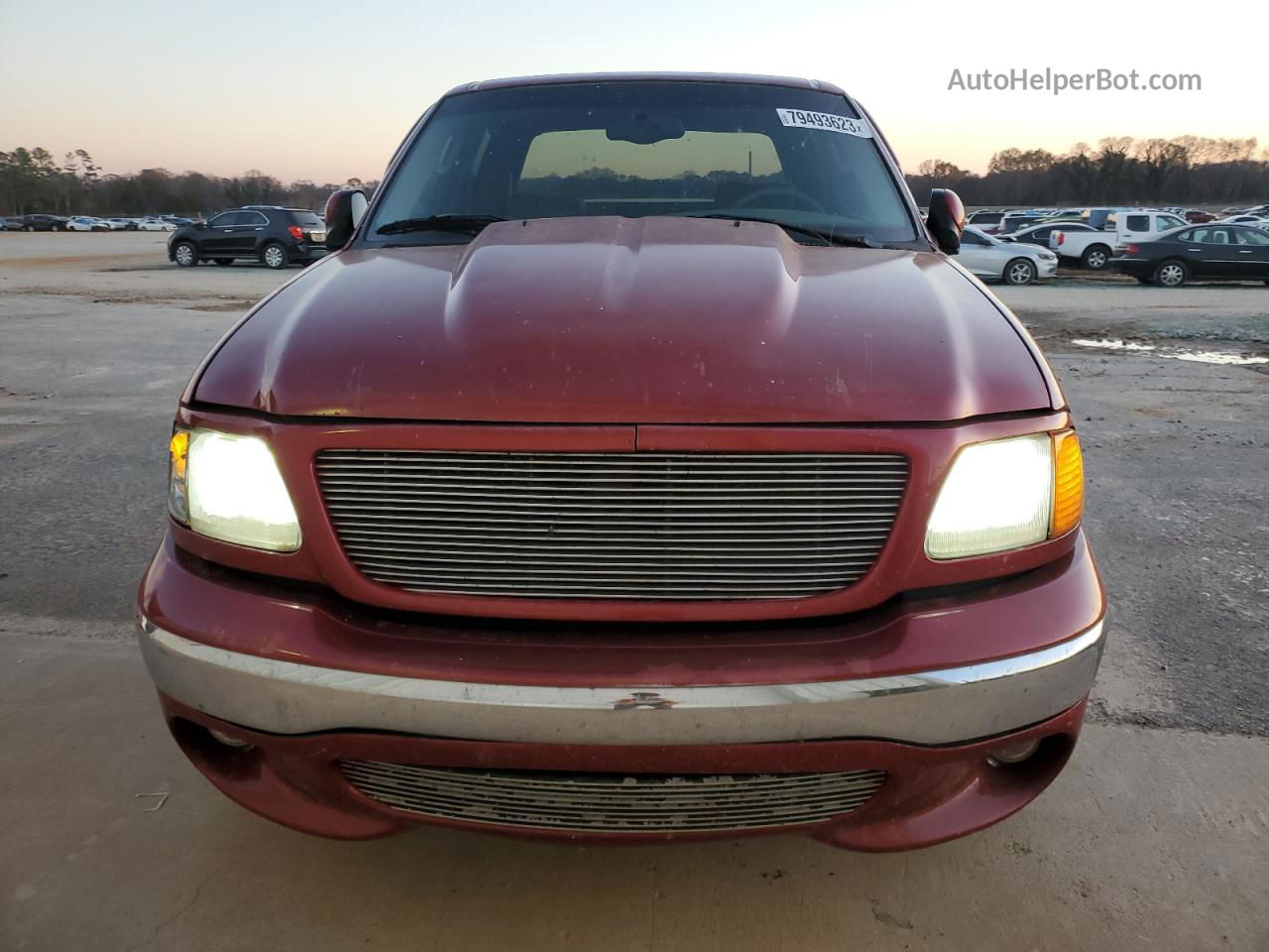 2003 Ford F150 Supercrew Красный vin: 1FTRW07L33KC91589