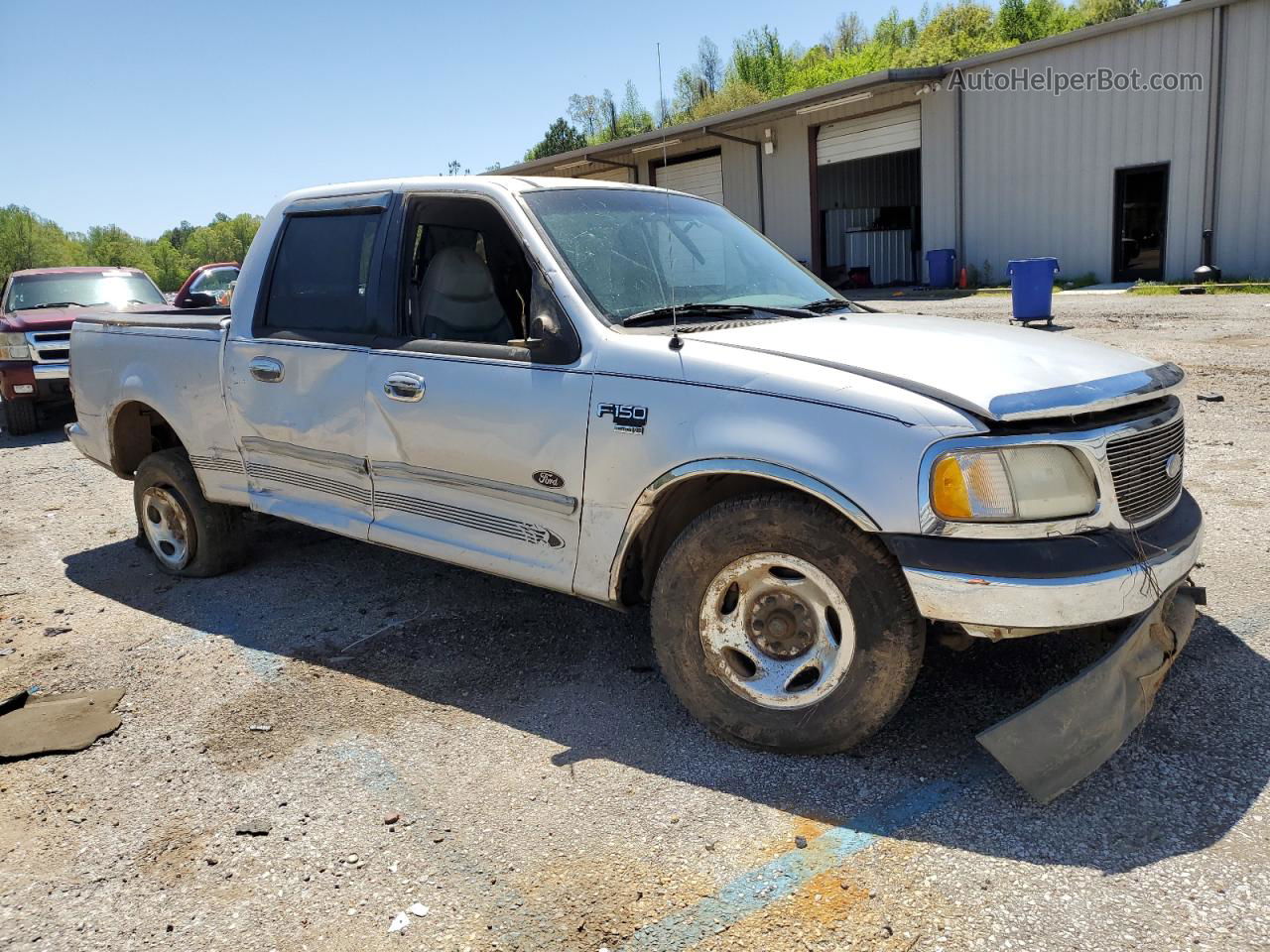 2001 Ford F150 Supercrew Silver vin: 1FTRW07L41KD78589