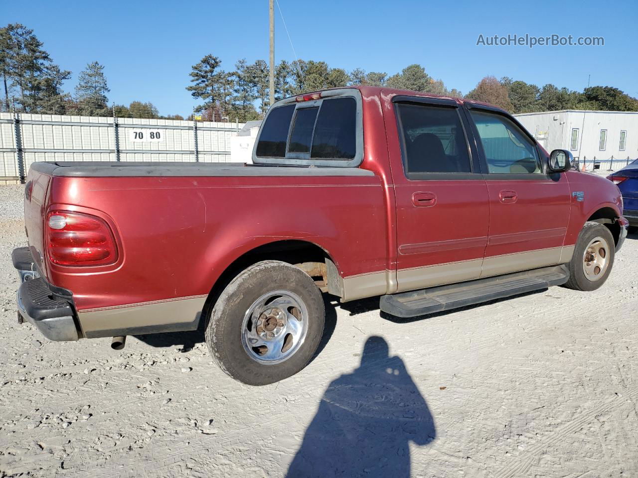 2001 Ford F150 Supercrew Red vin: 1FTRW07L41KD84280