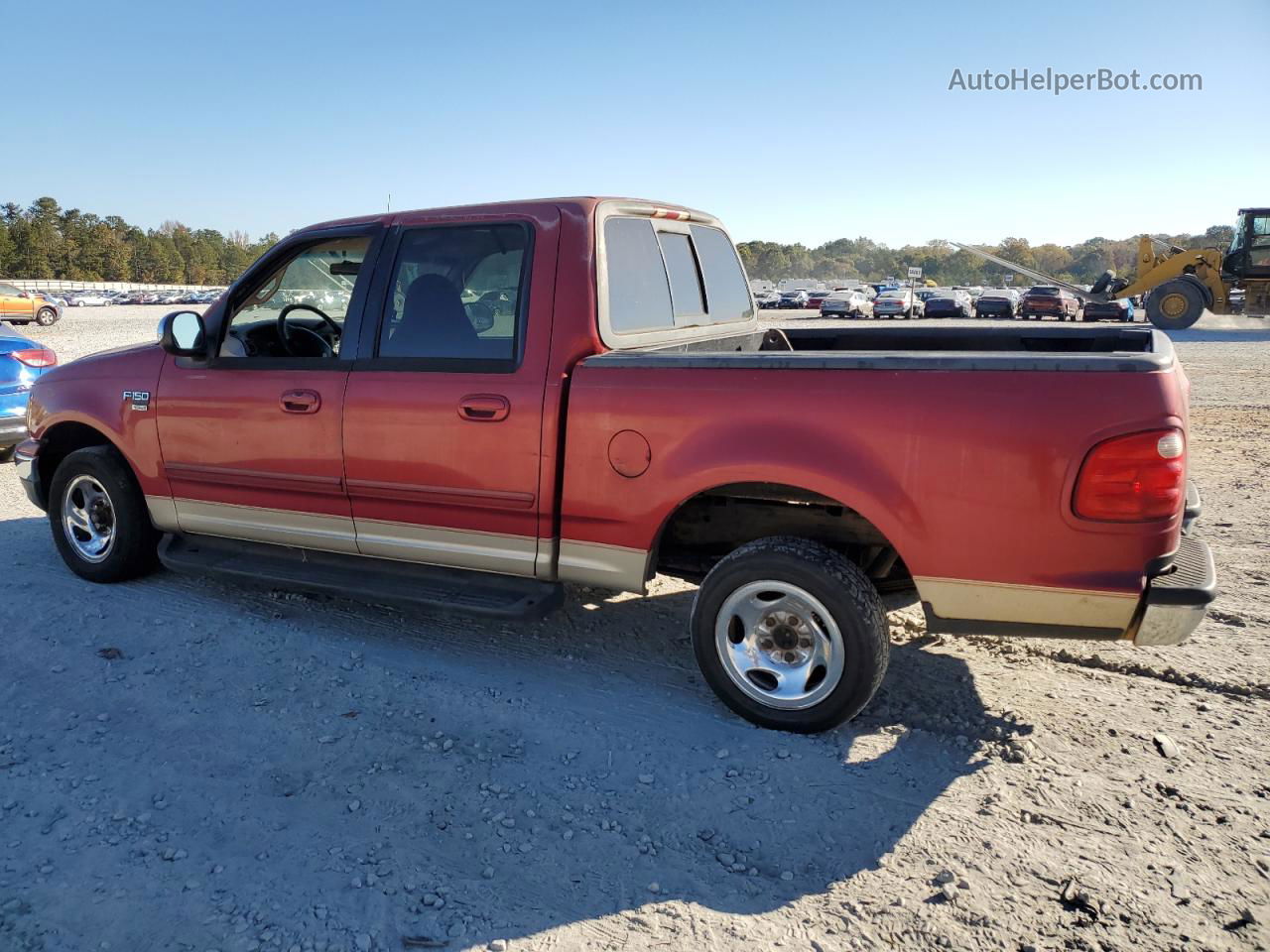 2001 Ford F150 Supercrew Red vin: 1FTRW07L41KD84280