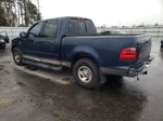 2003 Ford F150 Supercrew Blue vin: 1FTRW07L43KA54643