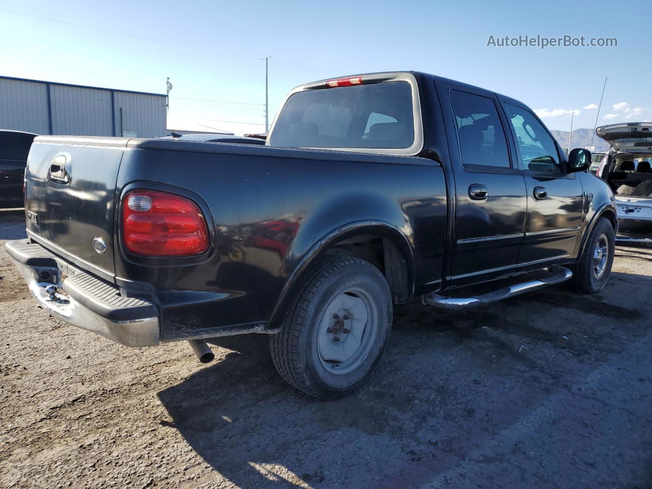 2003 Ford F150 Supercrew Black vin: 1FTRW07L43KA65562