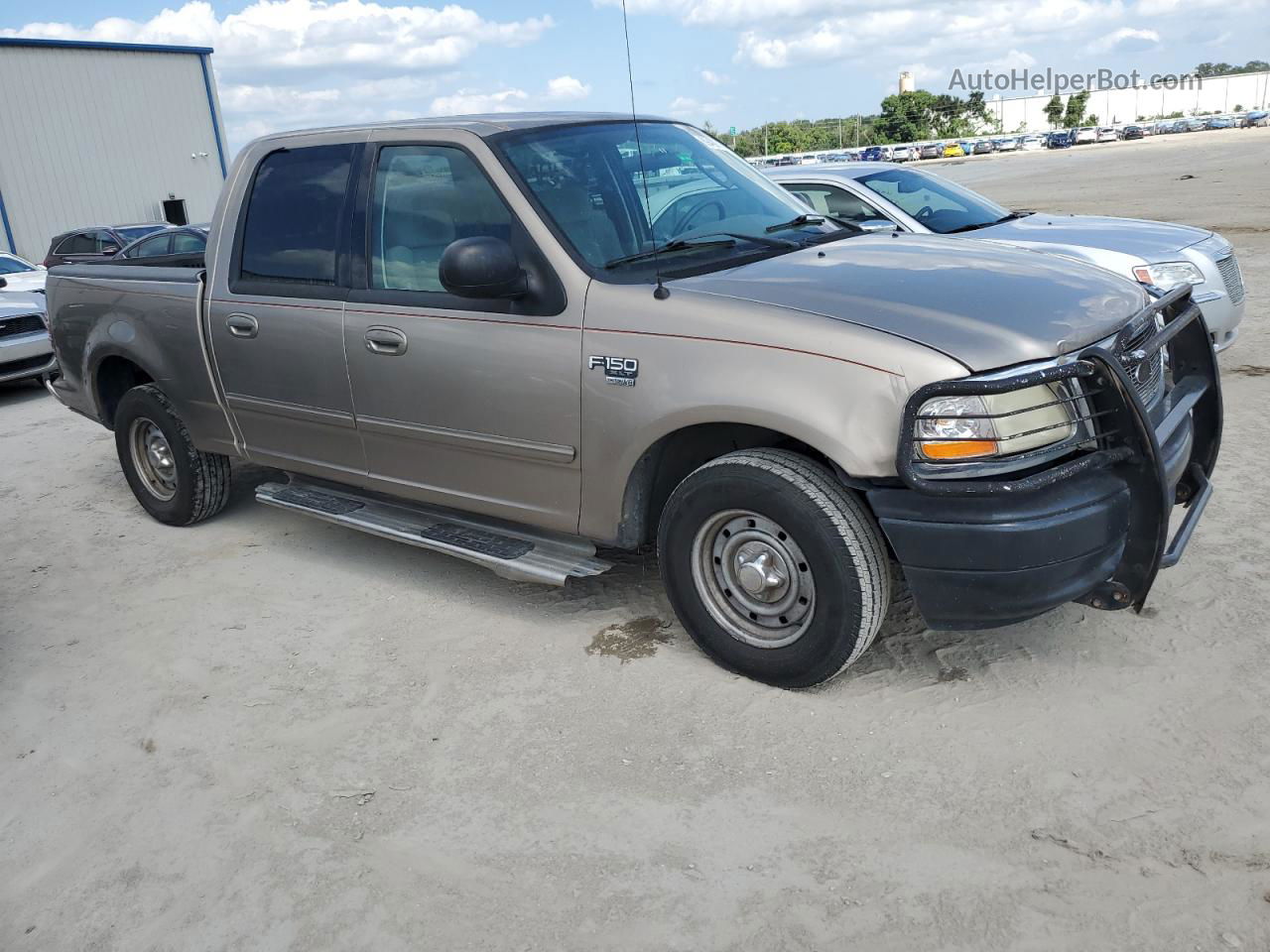 2003 Ford F150 Supercrew Beige vin: 1FTRW07L43KA81972