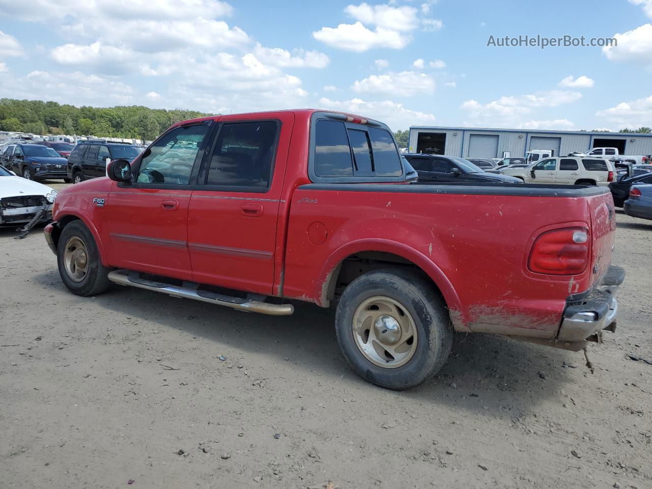 2003 Ford F150 Supercrew Красный vin: 1FTRW07L43KD12174