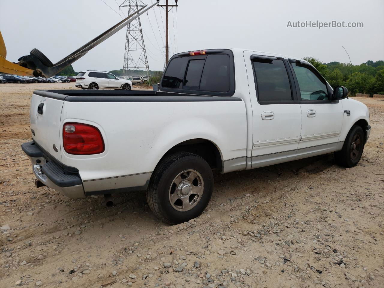 2003 Ford F150 Supercrew White vin: 1FTRW07L53KD94481