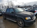 2001 Ford F150 Supercrew Black vin: 1FTRW07L61KA22192