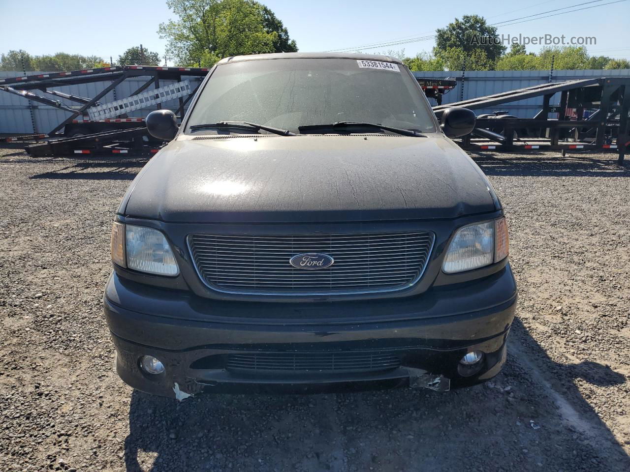 2001 Ford F150 Supercrew Black vin: 1FTRW07L61KA22256