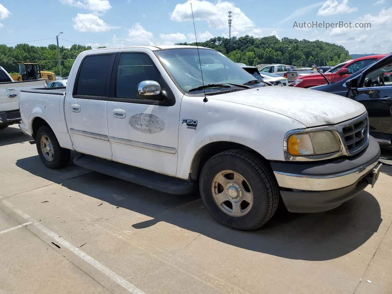 2001 Ford F150 Supercrew White vin: 1FTRW07L61KA42829