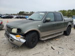 2001 Ford F150 Supercrew Green vin: 1FTRW07L61KA43530