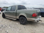 2001 Ford F150 Supercrew Green vin: 1FTRW07L61KA43530