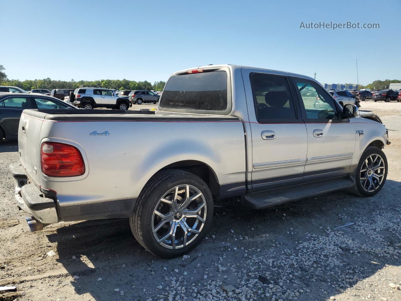 2001 Ford F150 Supercrew Silver vin: 1FTRW07L61KB86283