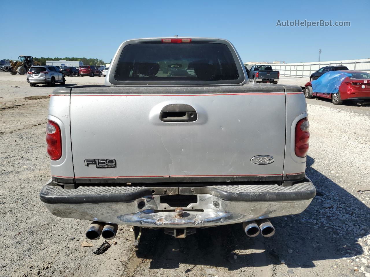 2001 Ford F150 Supercrew Silver vin: 1FTRW07L61KB86283