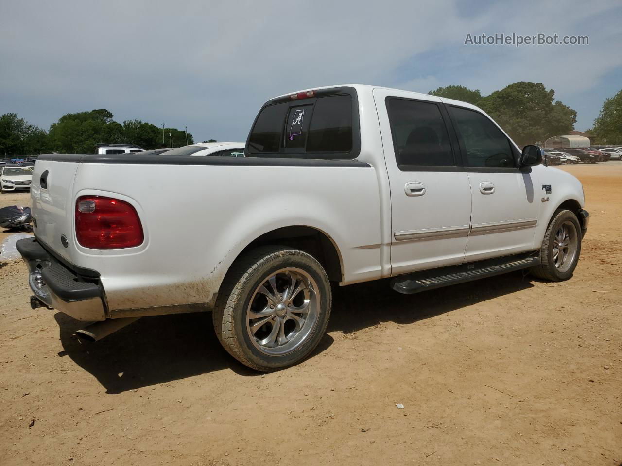 2001 Ford F150 Supercrew White vin: 1FTRW07L61KE68424