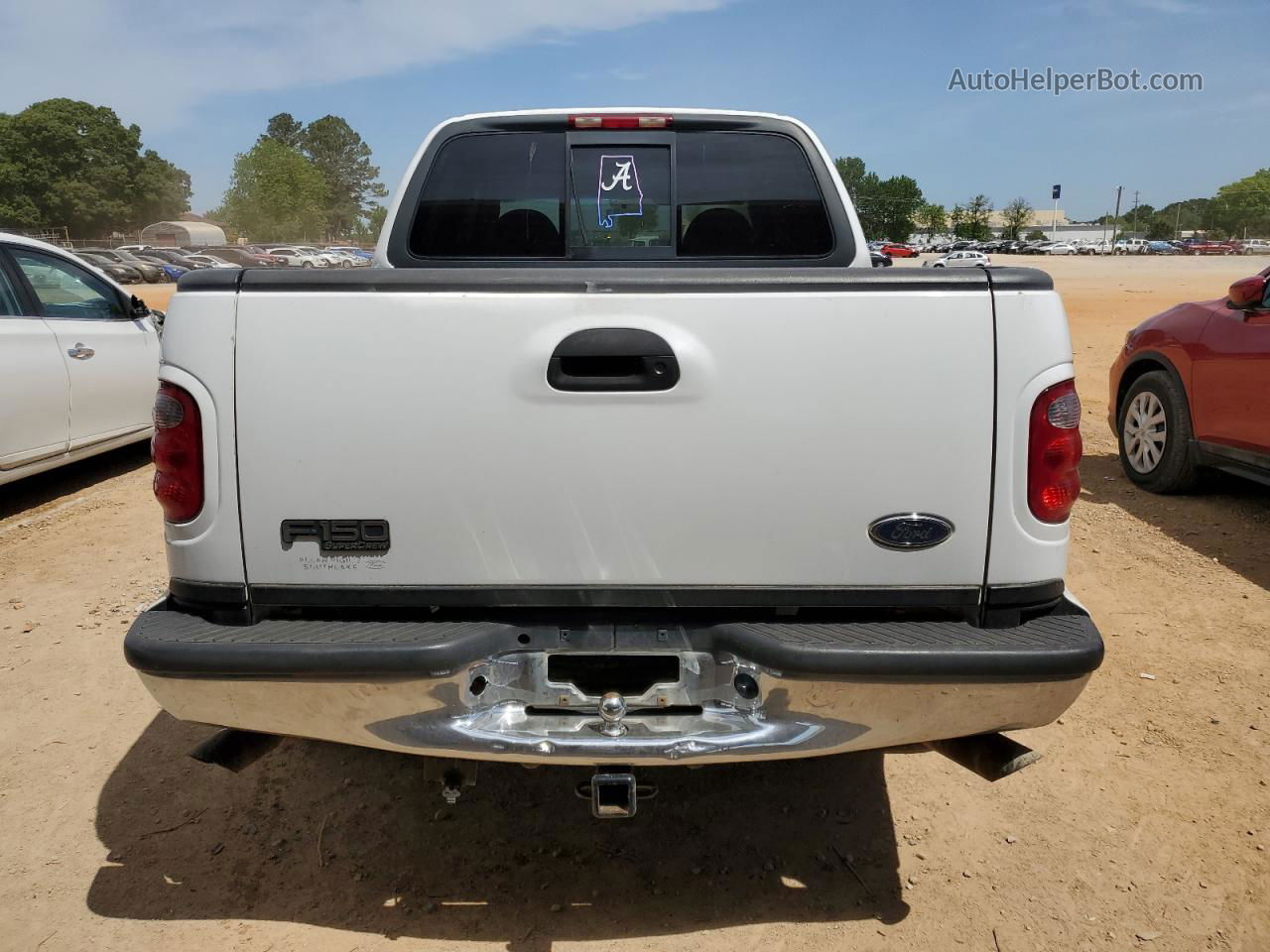 2001 Ford F150 Supercrew White vin: 1FTRW07L61KE68424