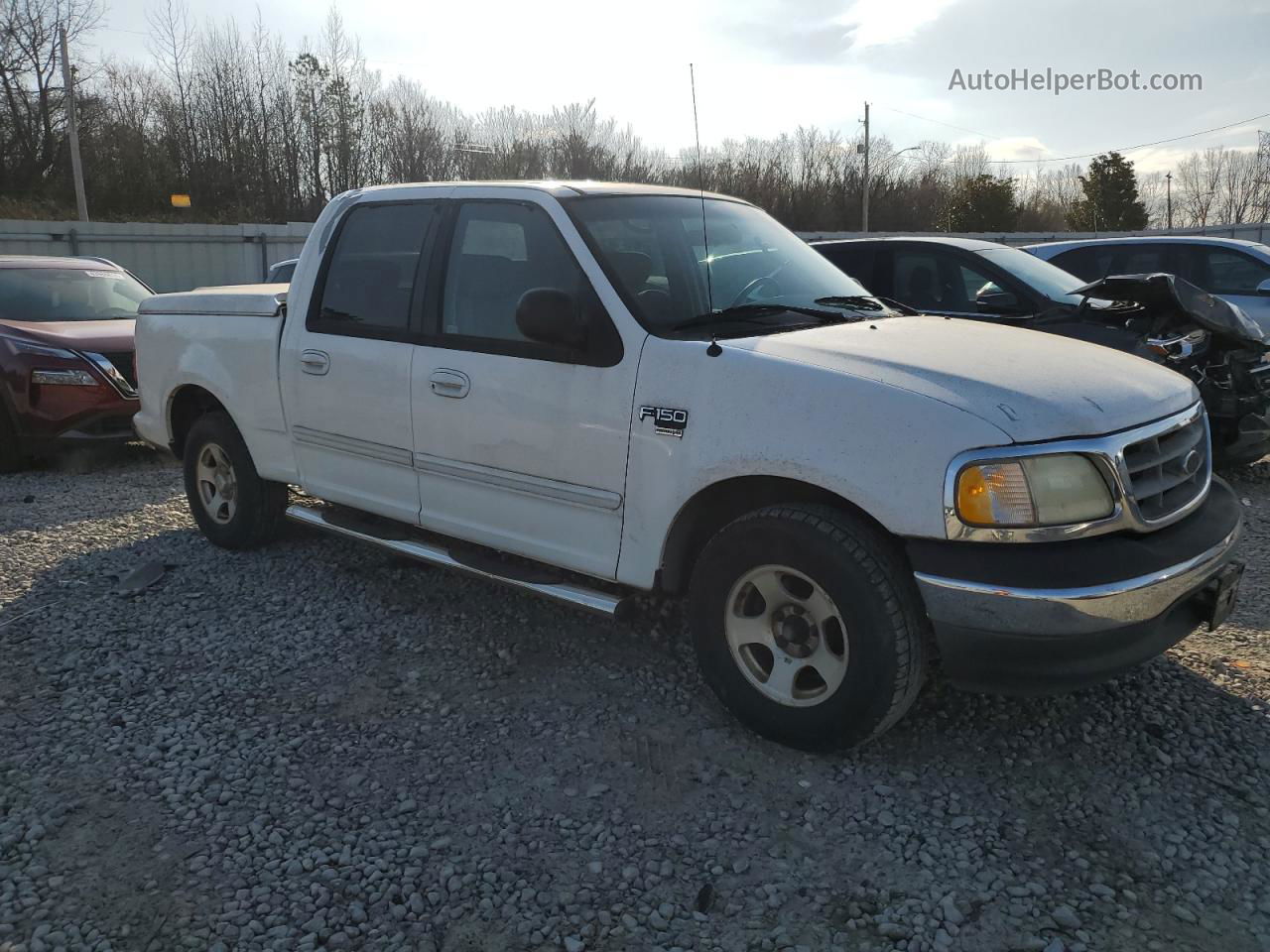 2003 Ford F150 Supercrew White vin: 1FTRW07L63KB19914