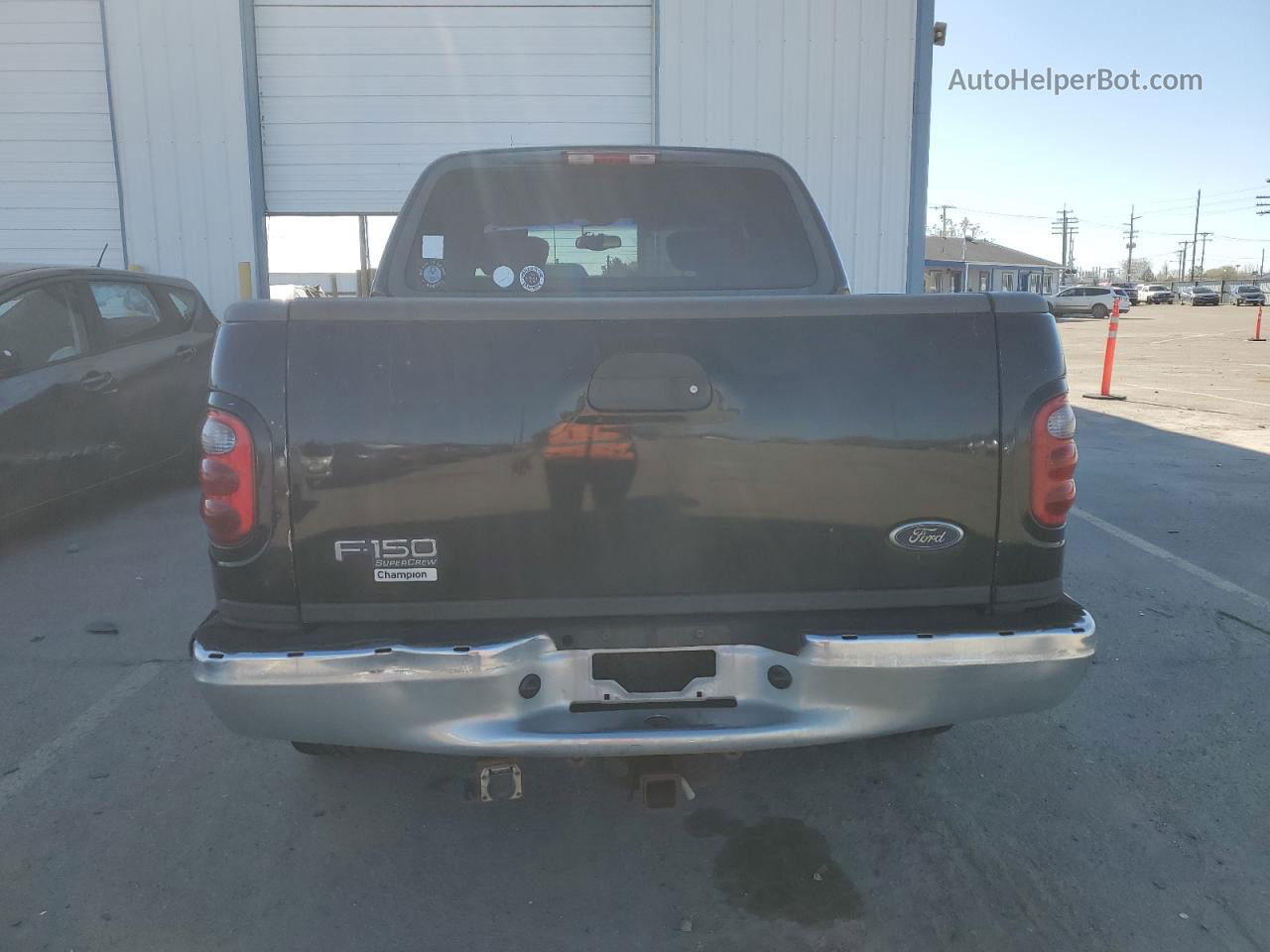 2003 Ford F150 Supercrew Black vin: 1FTRW07L63KD16226