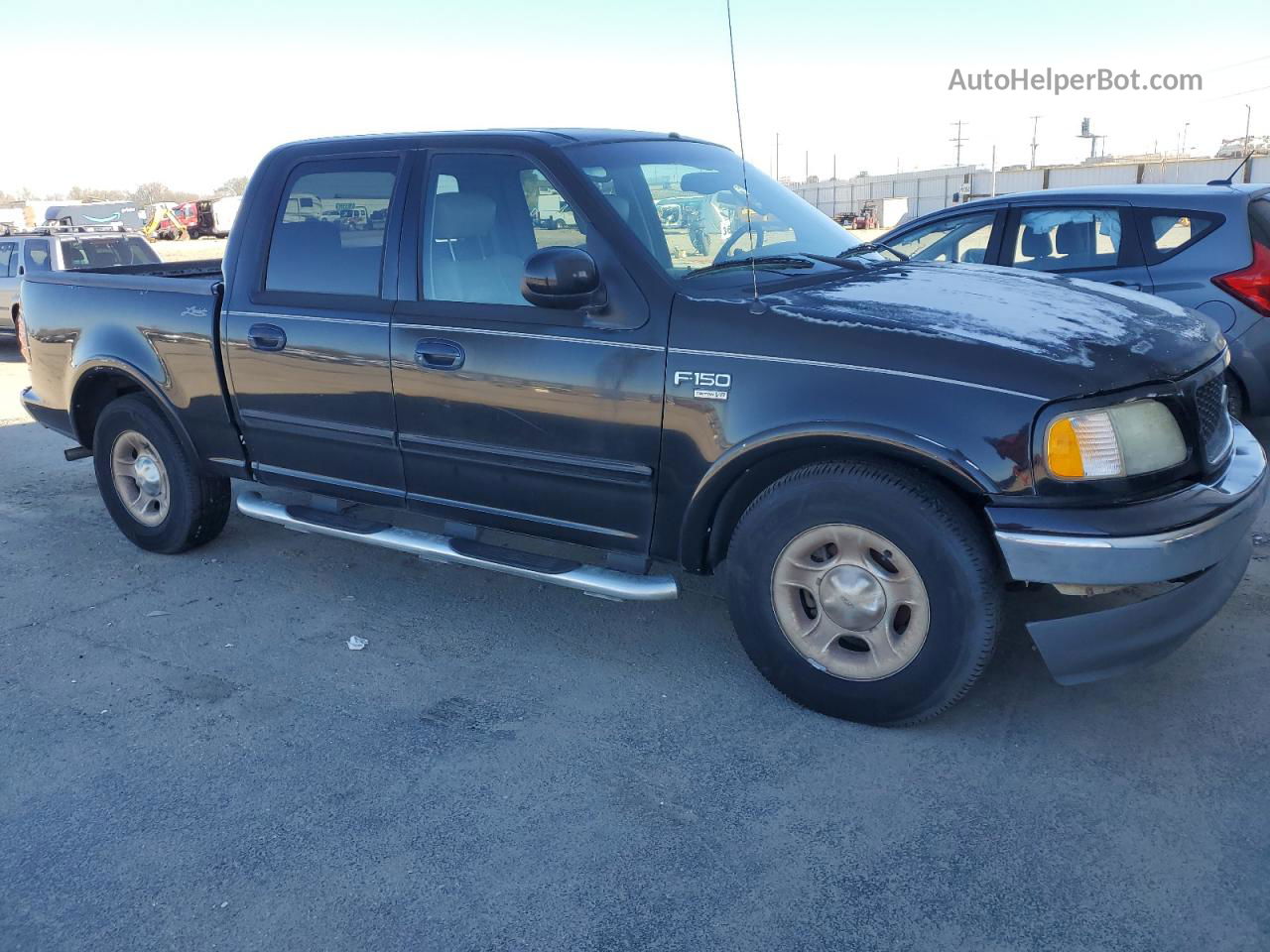 2003 Ford F150 Supercrew Black vin: 1FTRW07L63KD16226