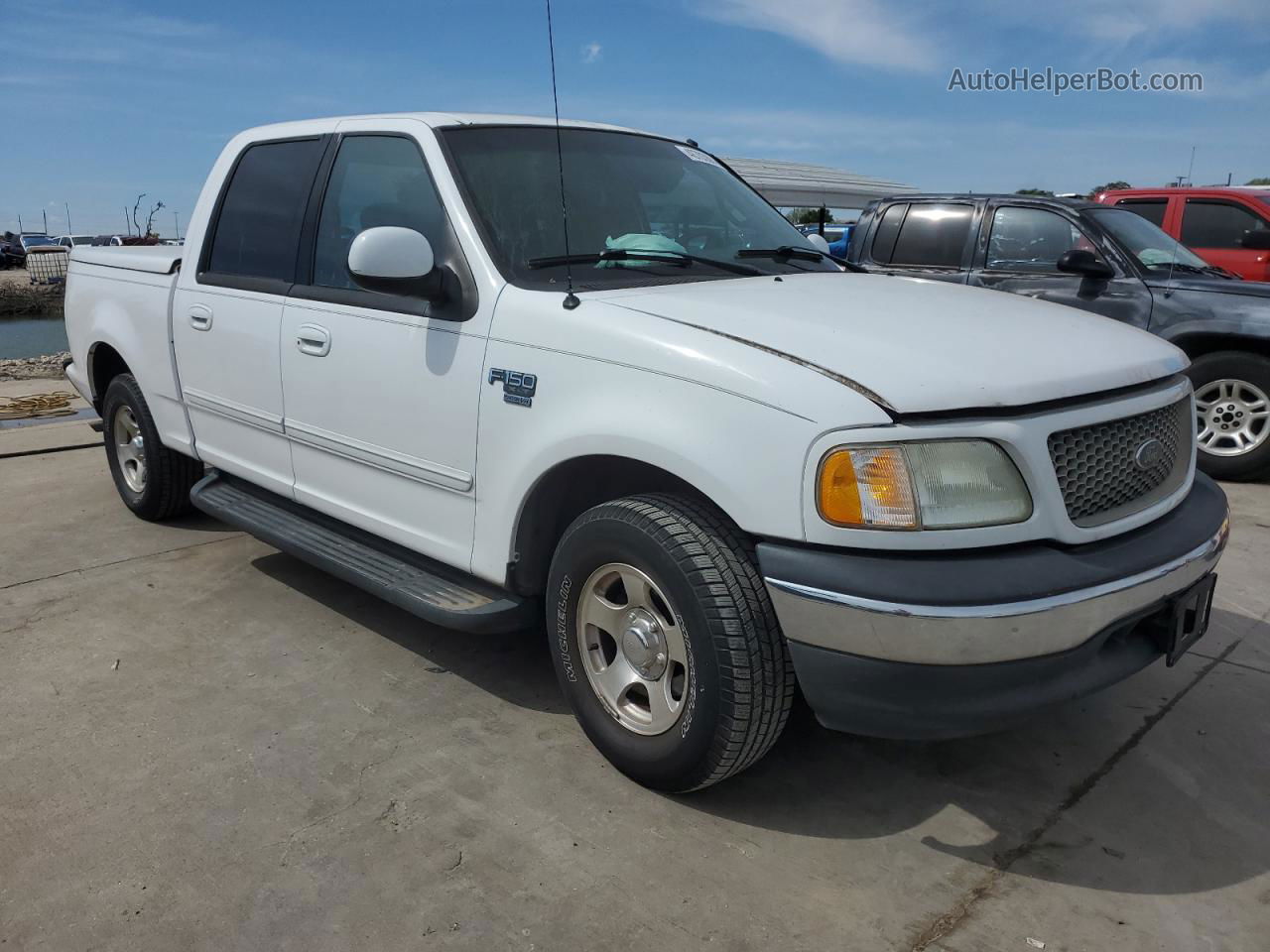 2001 Ford F150 Supercrew White vin: 1FTRW07L71KC62450