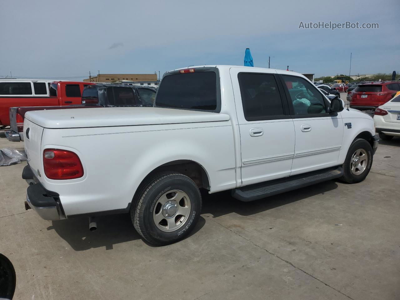 2001 Ford F150 Supercrew White vin: 1FTRW07L71KC62450