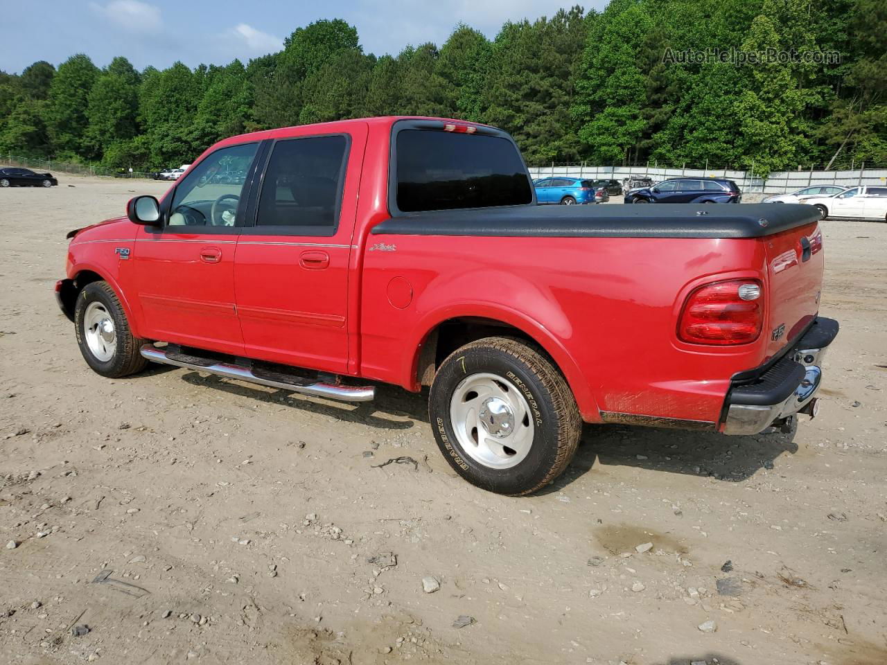 2003 Ford F150 Supercrew Red vin: 1FTRW07L73KD71008