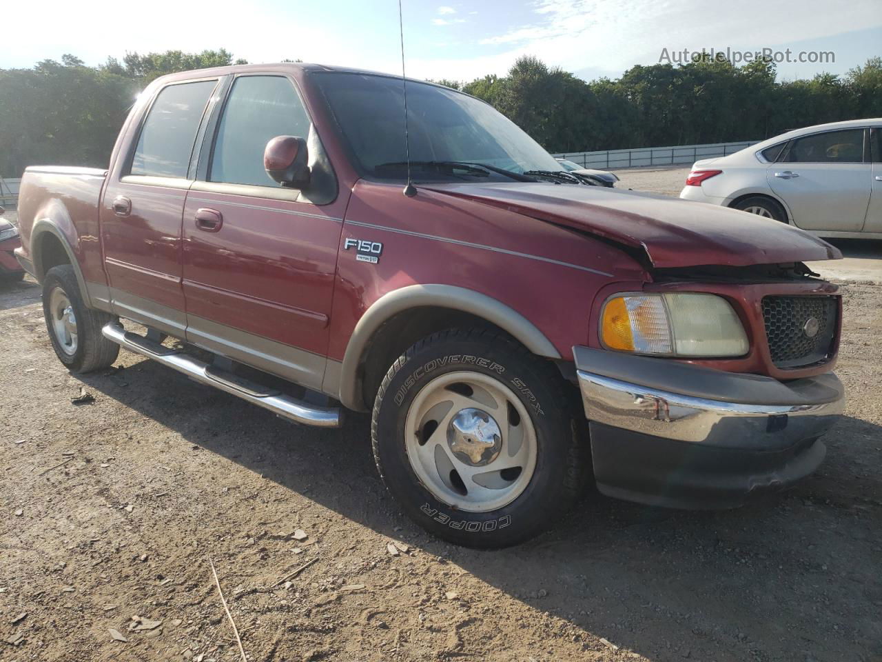 2003 Ford F150 Supercrew Red vin: 1FTRW07L73KD72336