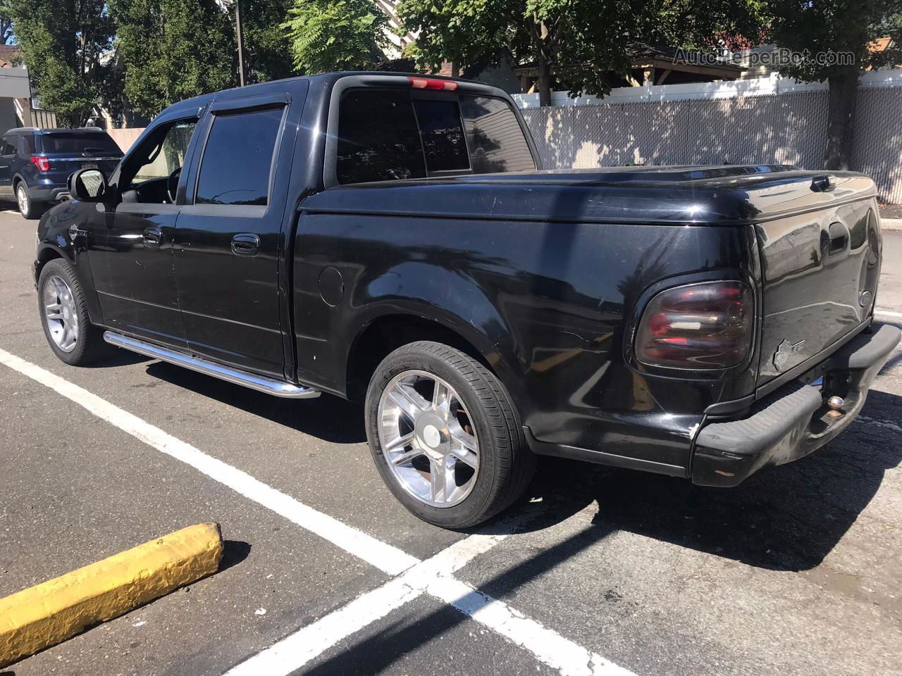 2001 Ford F150 Supercrew Black vin: 1FTRW07L81KA84130